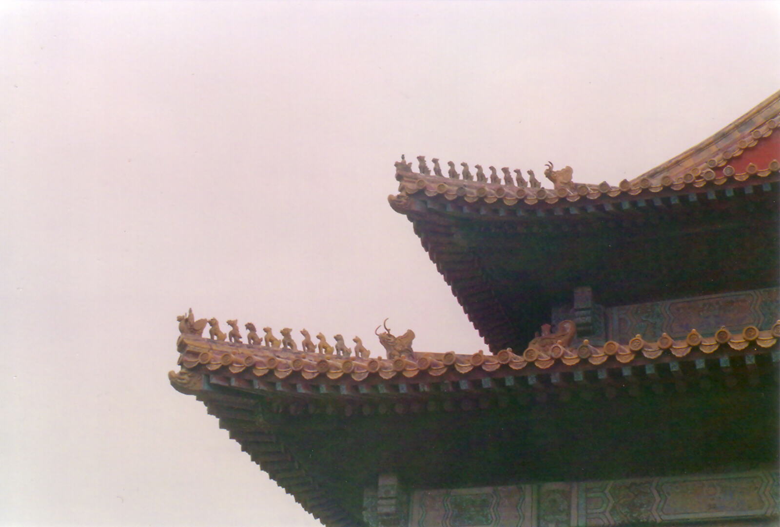 Roof of the Hall of Preserving Harmony in the Forbidden City, Beijing