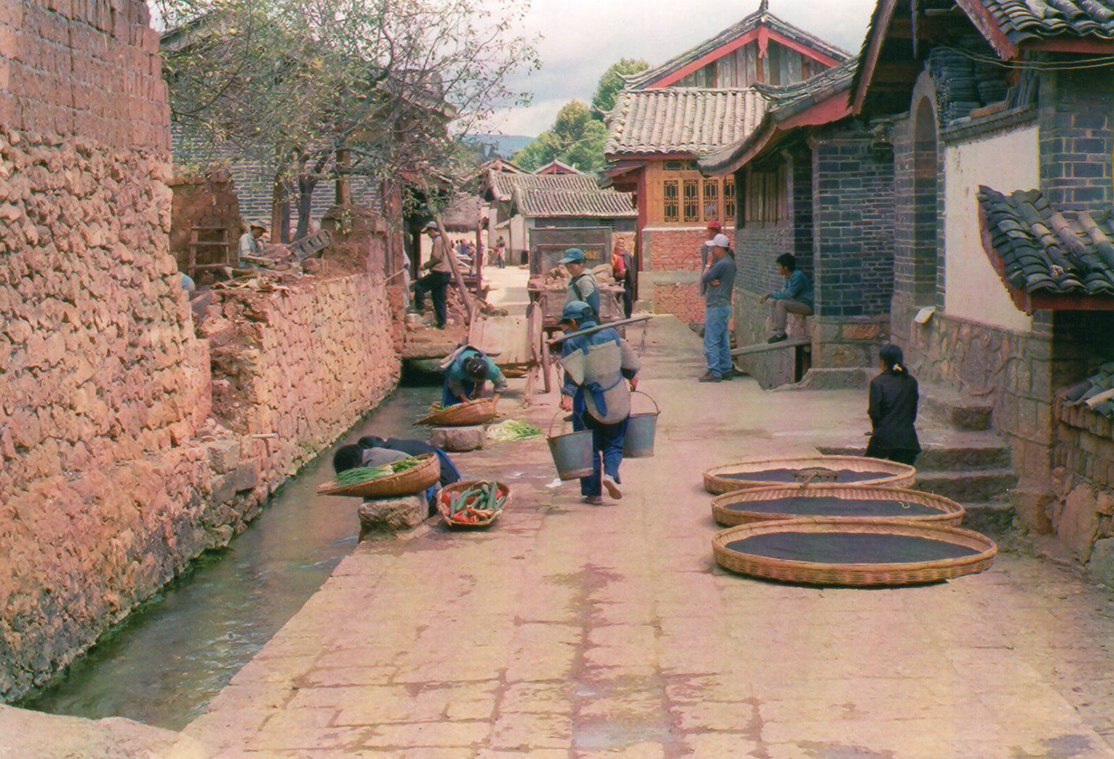 In the old town in Shuhe, Yunnan, China