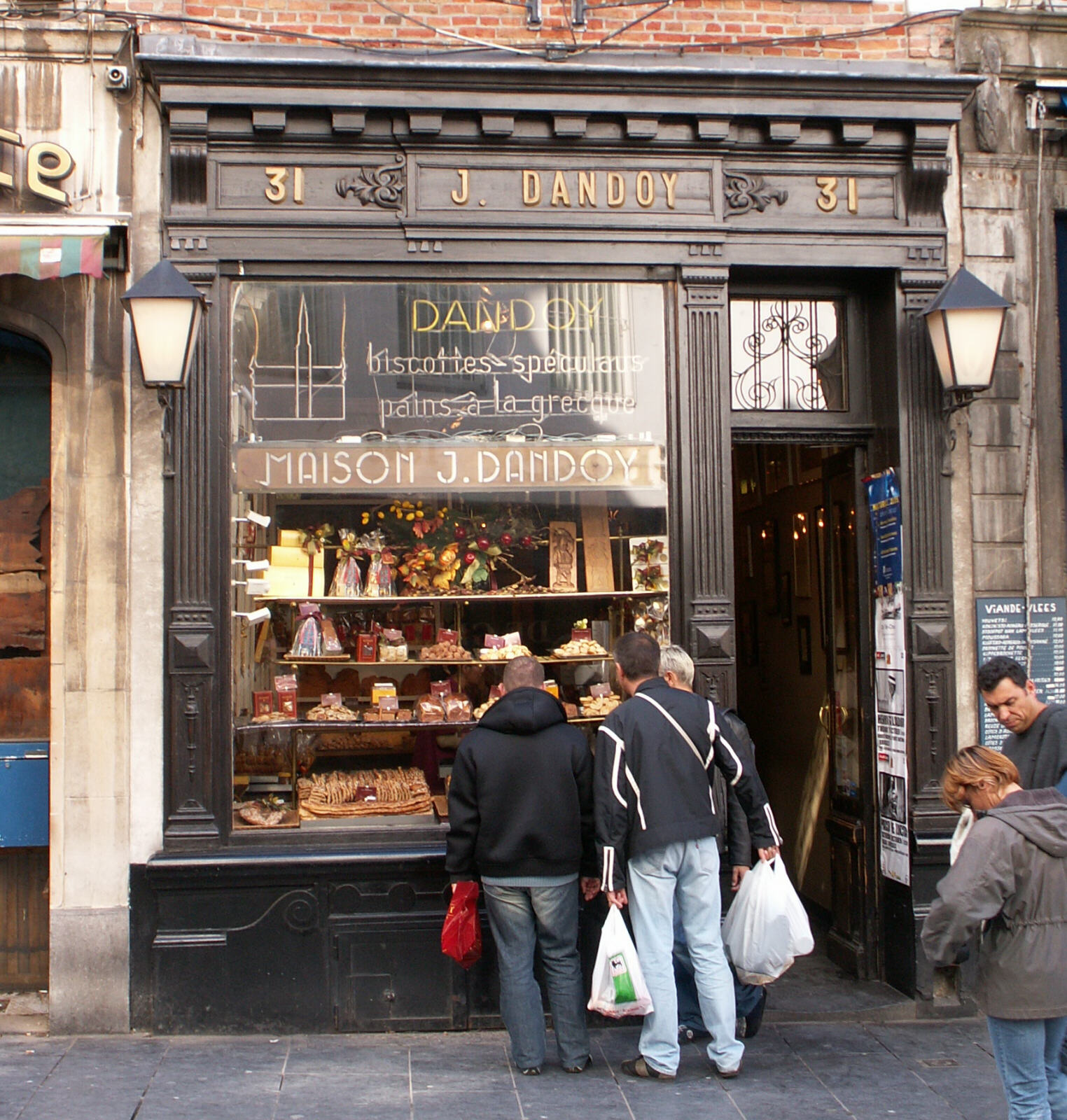 A cake shop in Butter Street in Brussels, Belgium