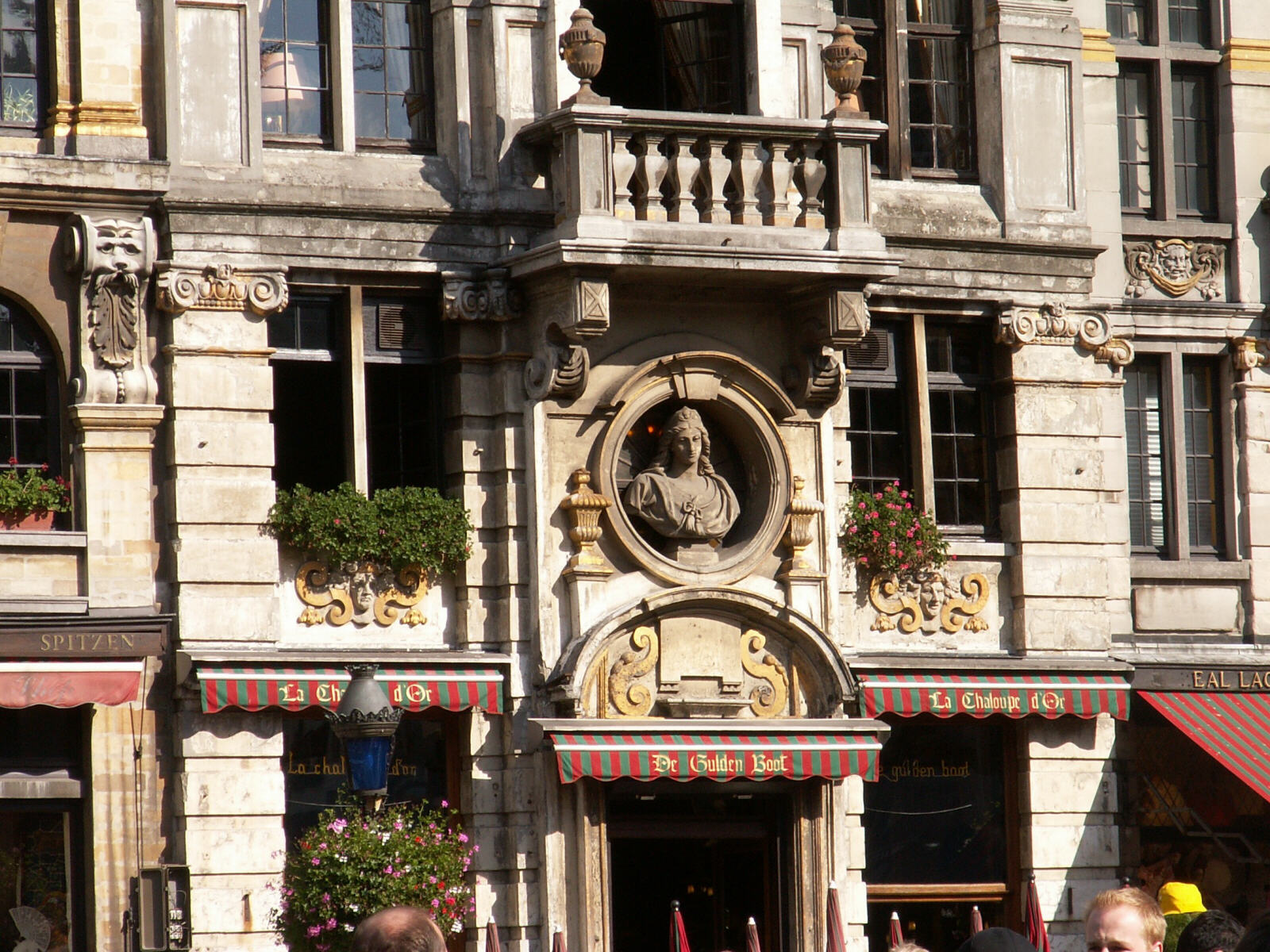 A restaurant on the Grand Place in Brussels, Belgium