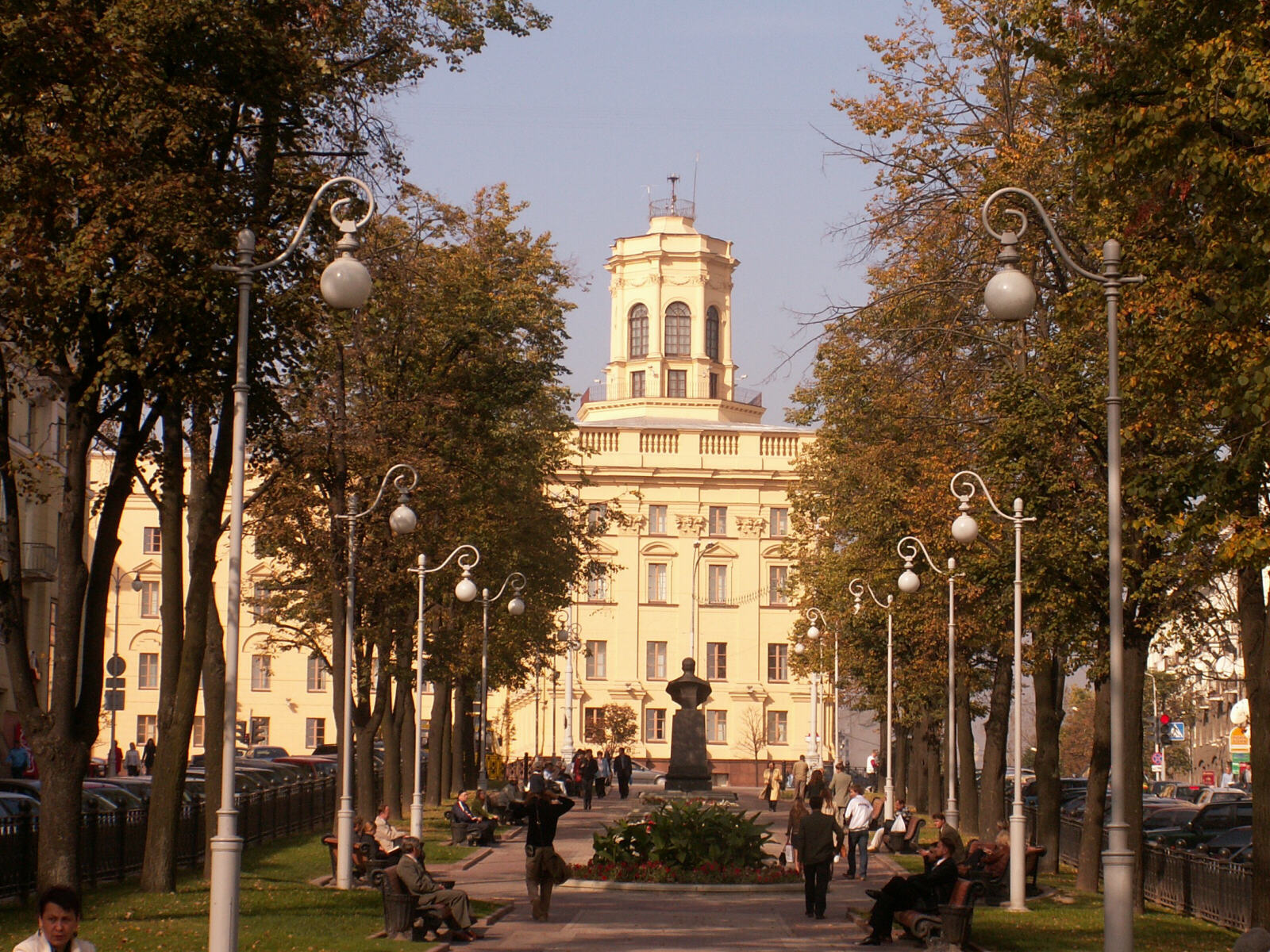 Reputedly the KGB building in Minsk, Belarus