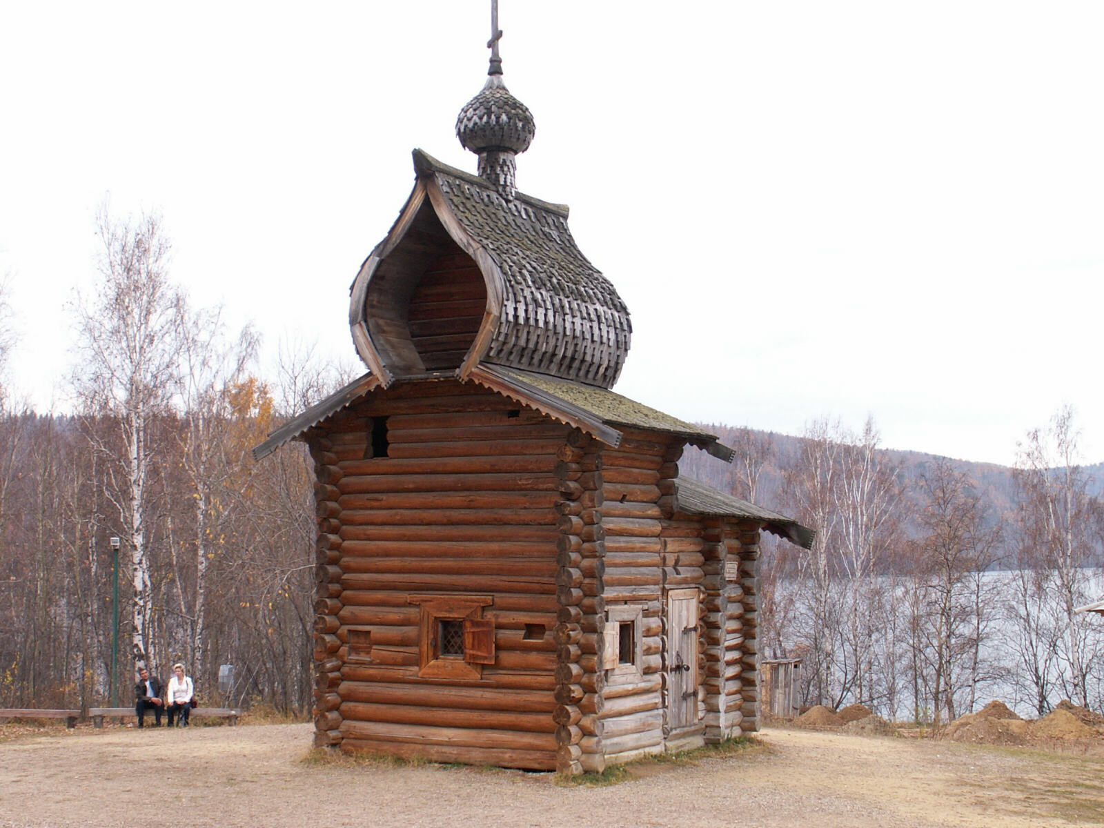 A church in the Museum of Wooden Buildings near Irkutsk, Siberia