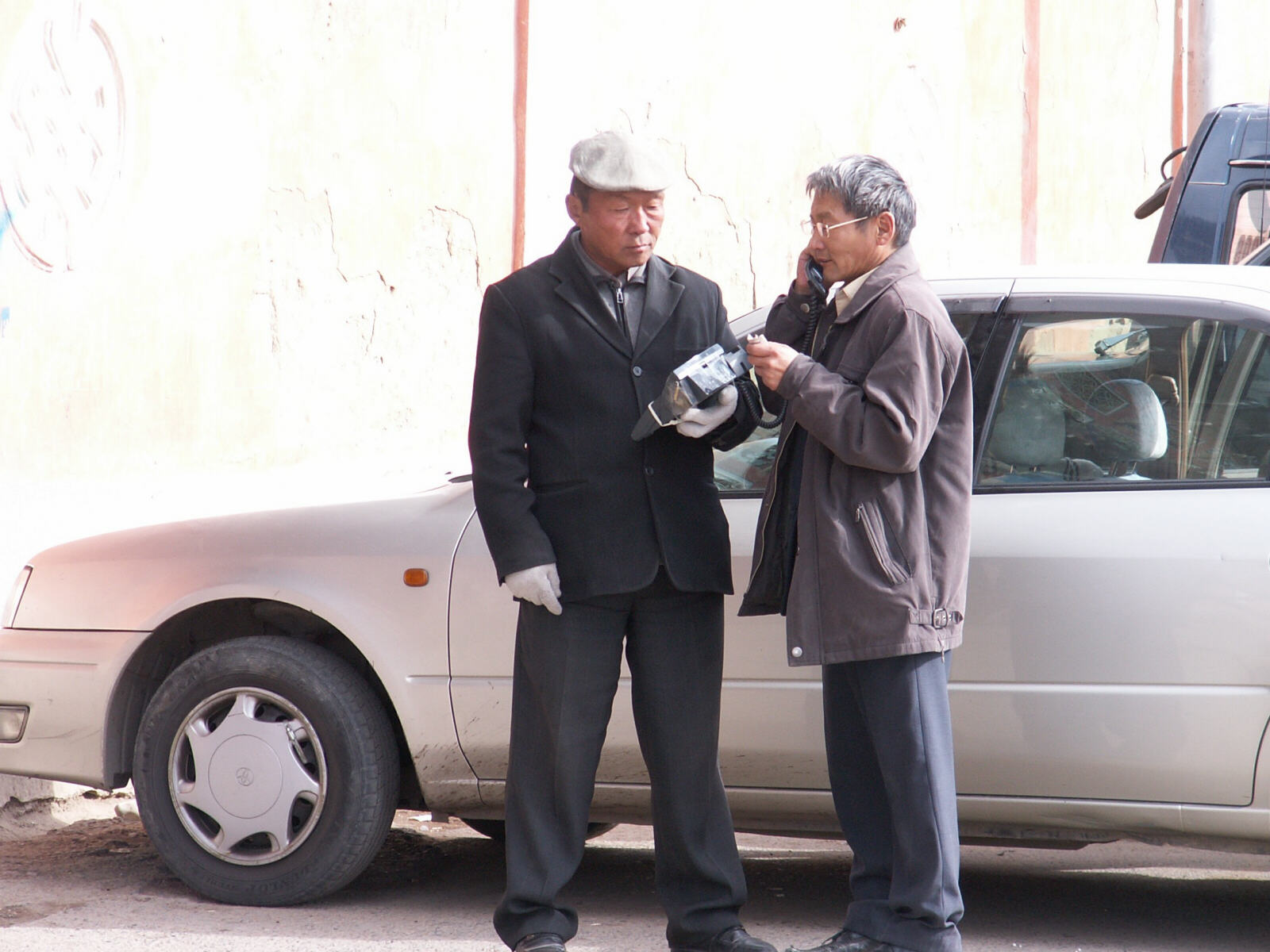 Mobile phone box in Ulan Bataar, Mongolia