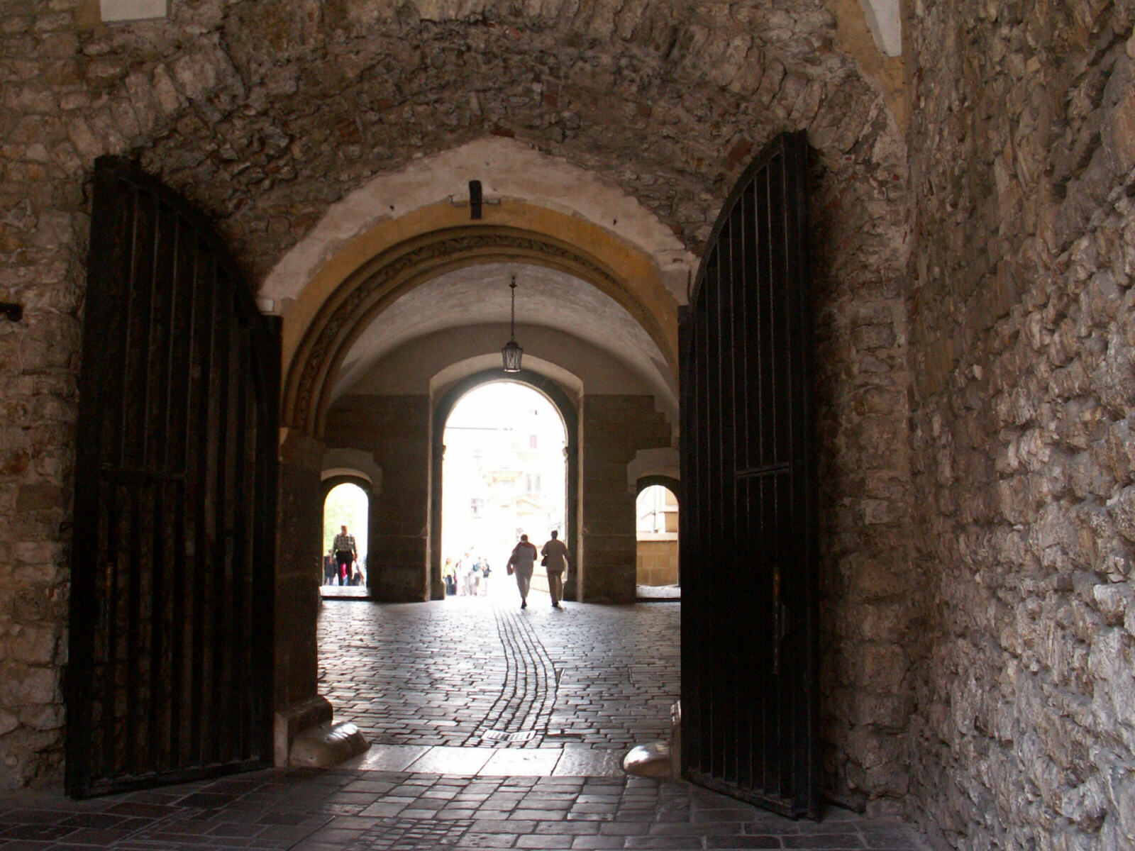 Inside Wawel Castle in Krakow, Poland