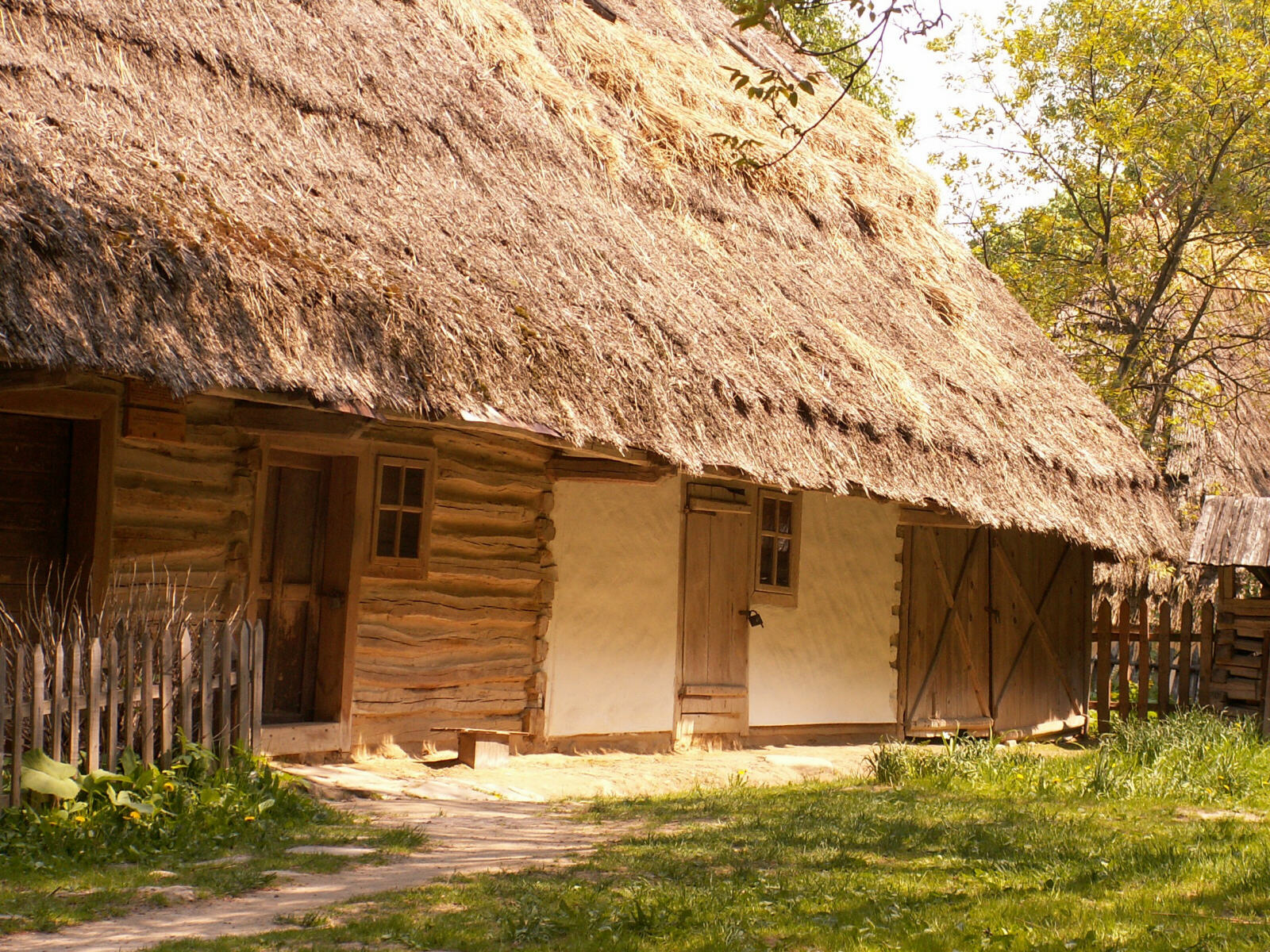 Farmhouse in the Museum of Popular Architecture near Lviv, Ukraine