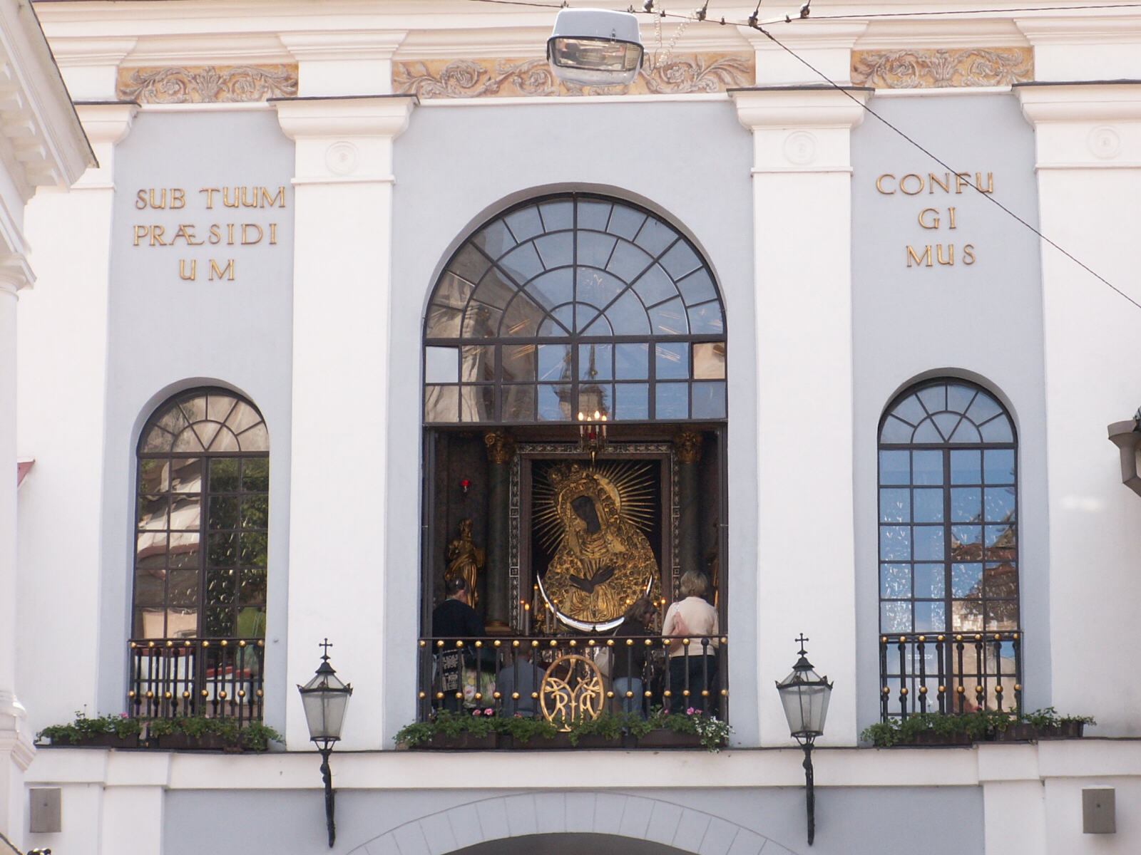 The Chapel of the Black Madonna in Vilnius. Lithuania