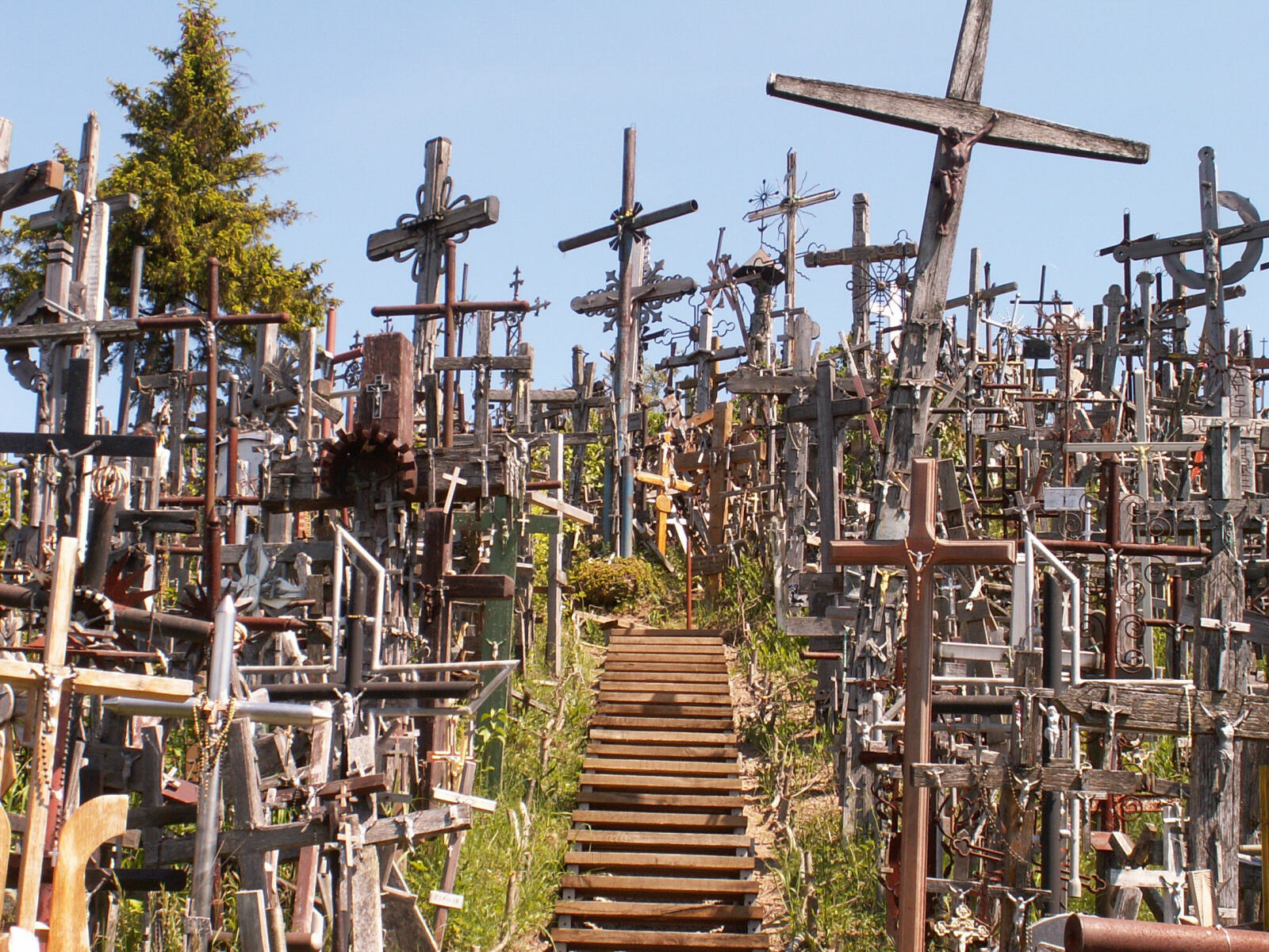 The Hill of Crosses near Siauliai in Lithuania