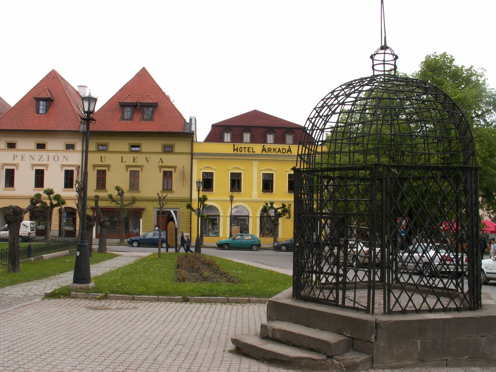 The lockup and penzion in the square in Levoca, Slovakia