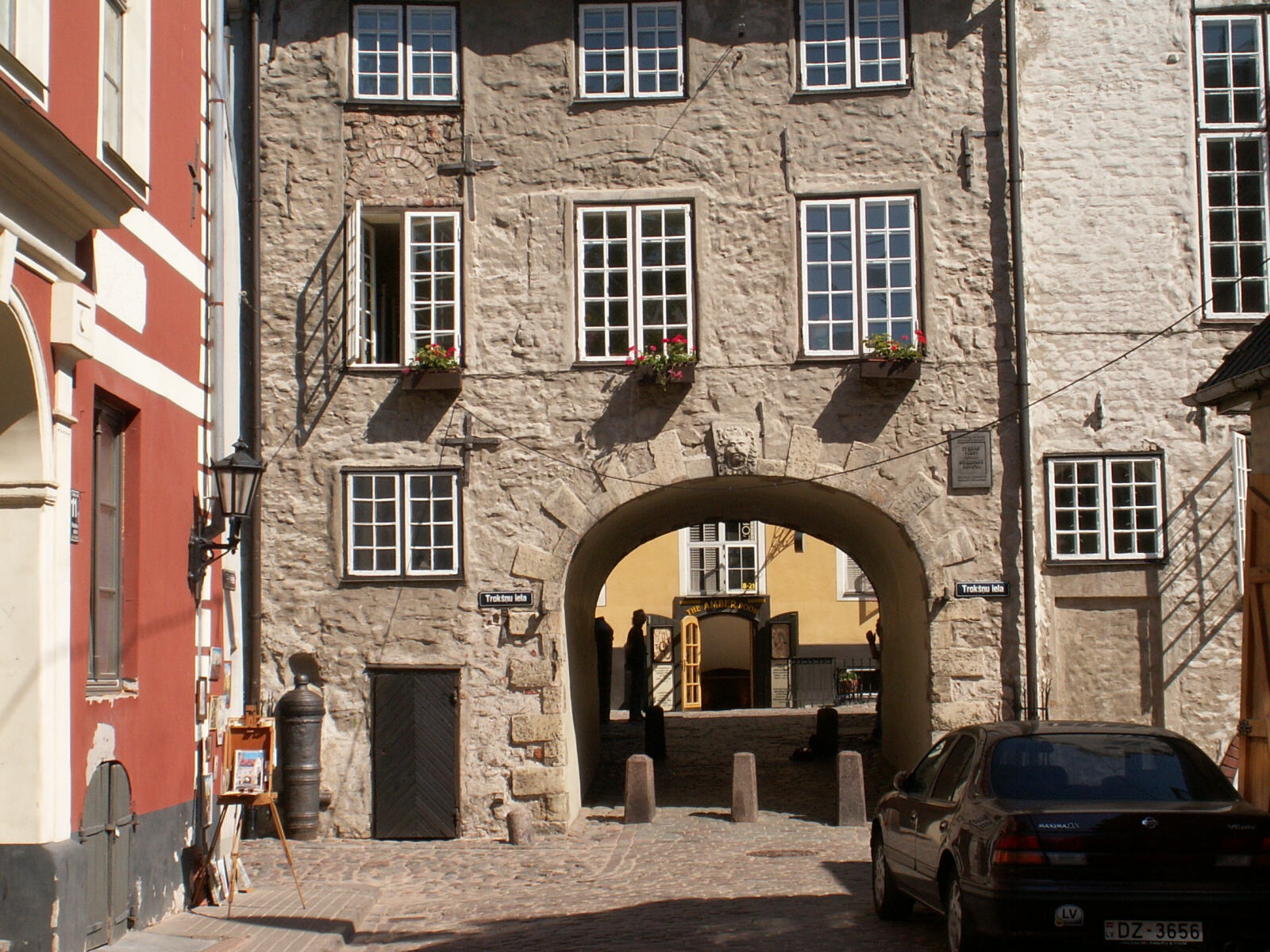 The Swedish Gate in Riga, Latvia