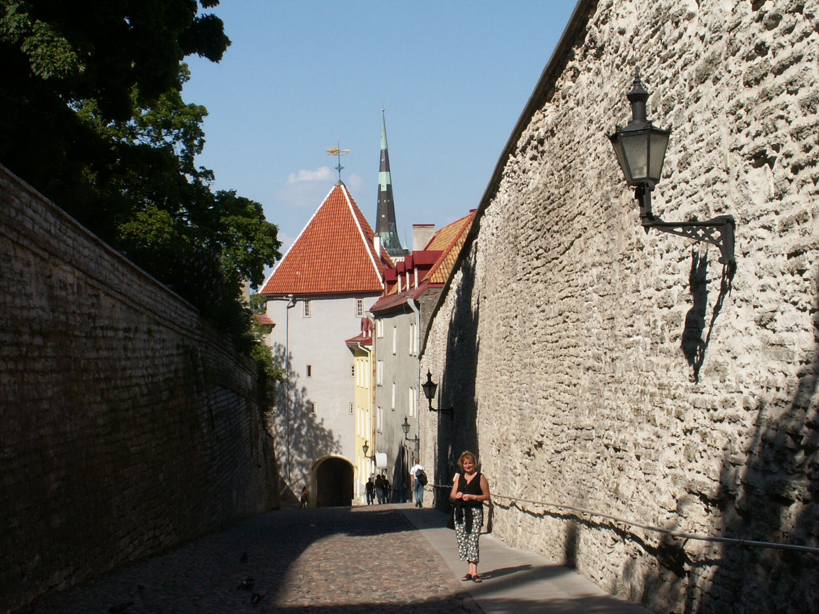 Pikk Street in Tallinn, Estonia