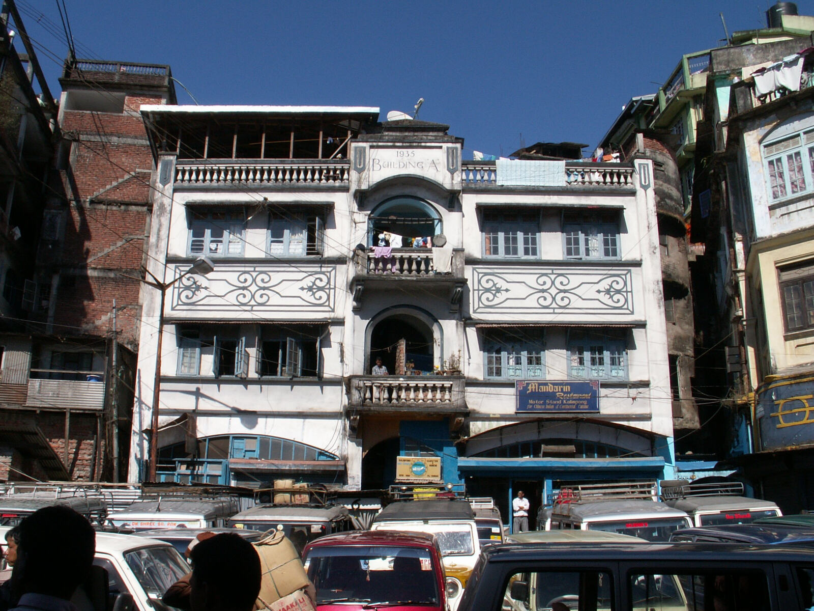 The motor stand (taxi rank) in Kalimpong, India