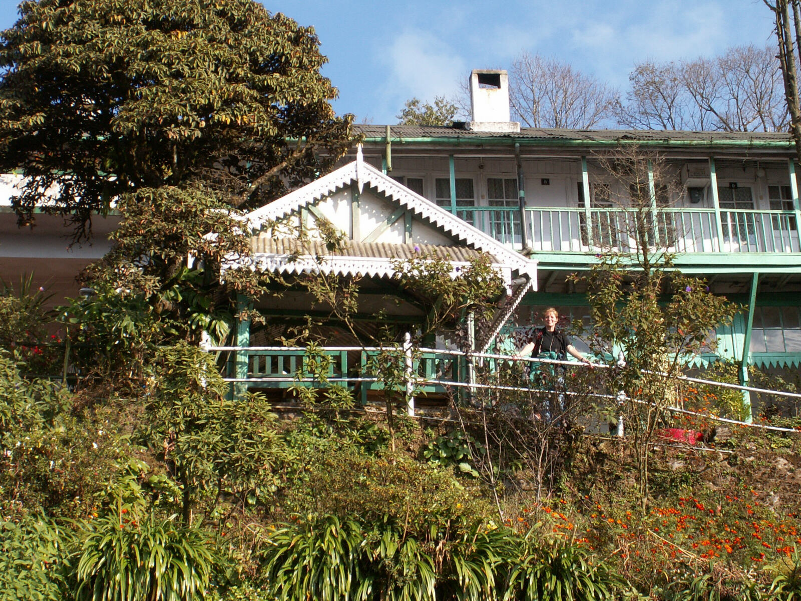 The Raj-style Planter's Club hotel in Darjeeling, India