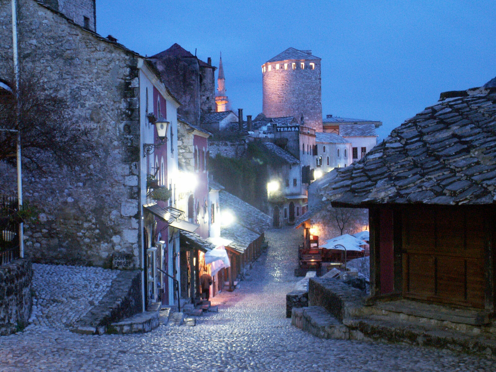 The old town of Mostar in Bosnia