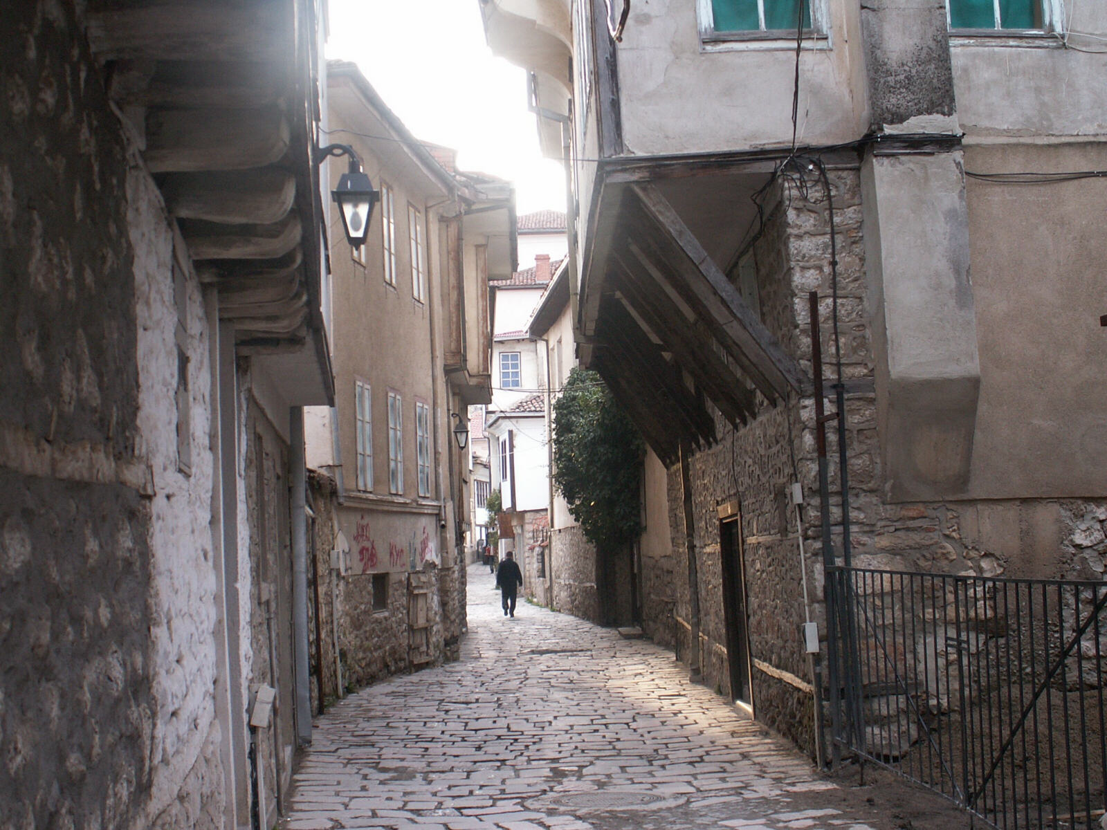 In the old town of Ohrid in North Macedonia