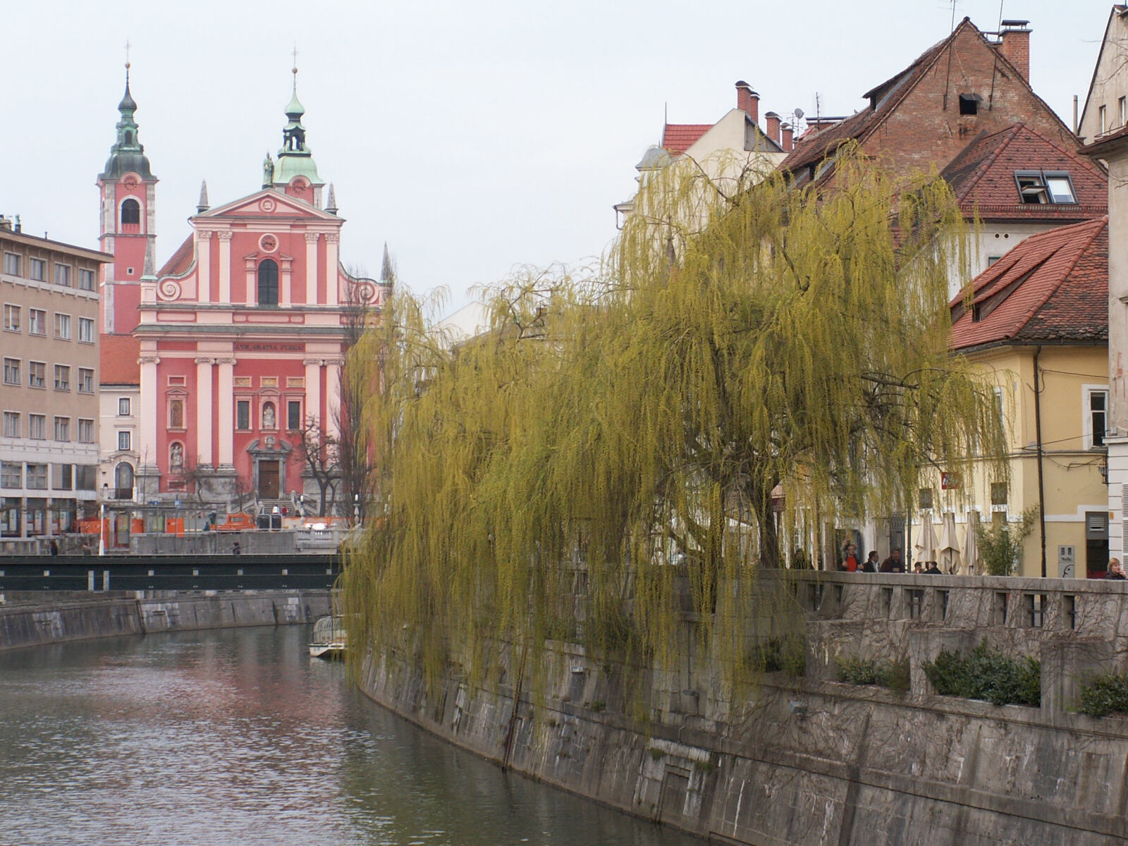 In the city centre of Ljubljana, Slovenia