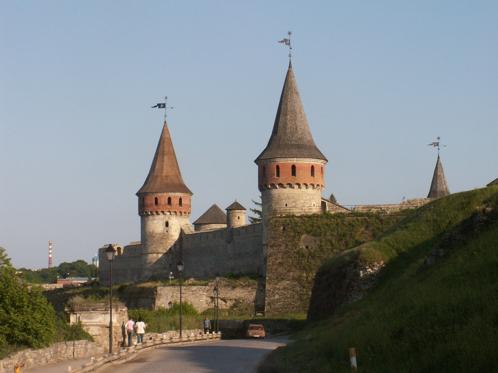 Picturesque castle in Kamyanets-Podilsky, Ukraine