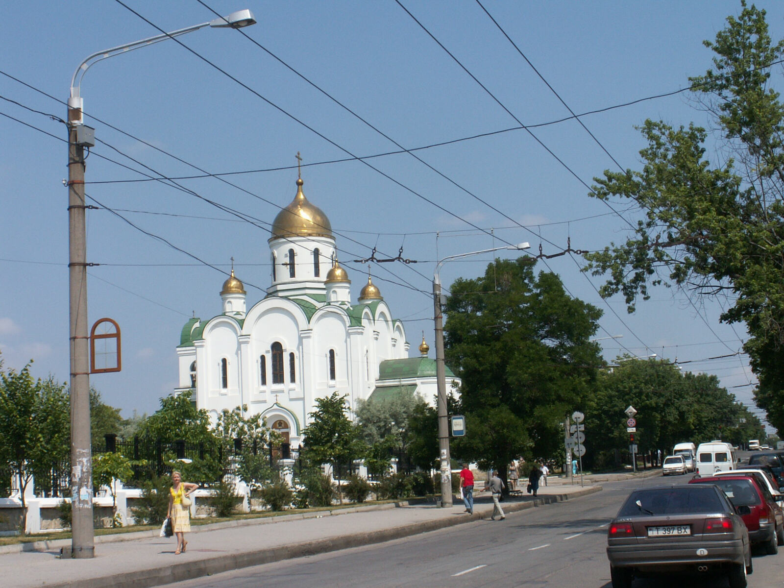 An Orthodox church in Tirasopol, Transnistria