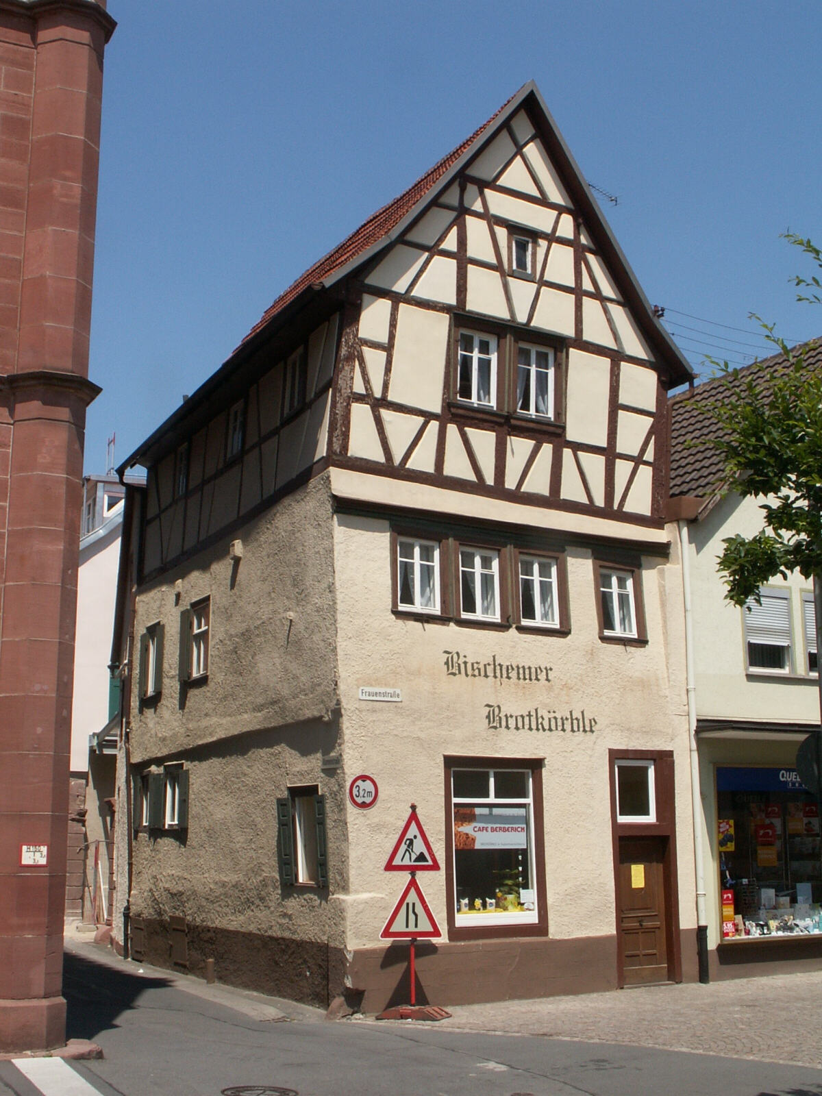 An old house in Tauberbischafsheim on the Romantischerstrasse in Germany