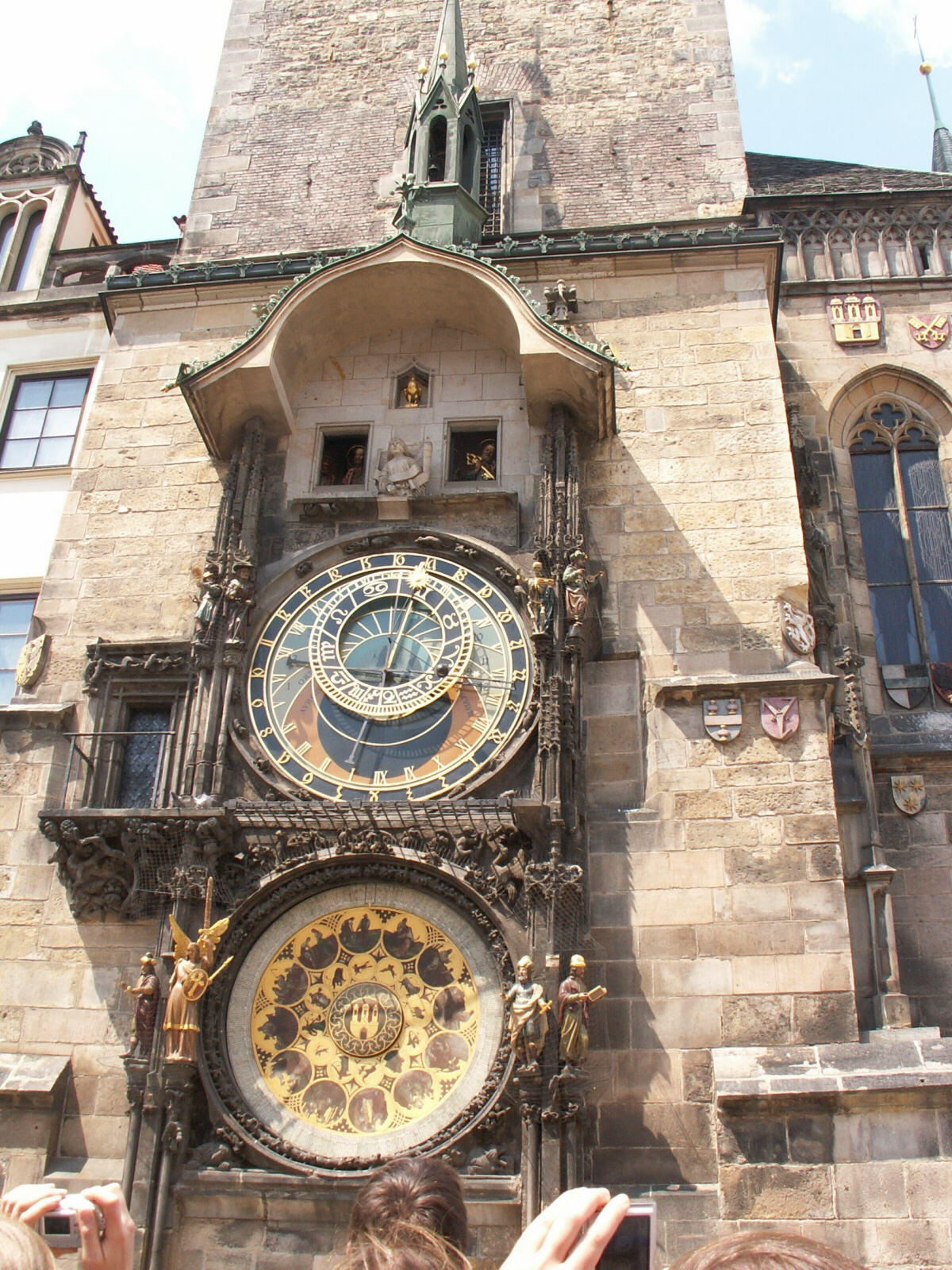 The medieval clock in the old town in Prague