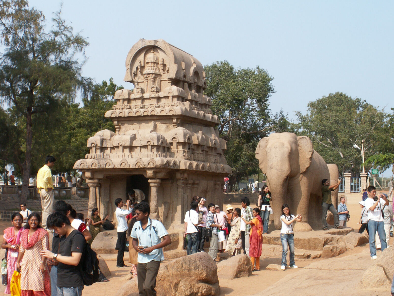 The Five Rathas in Mahabalipuram, Tamil Nadu, India