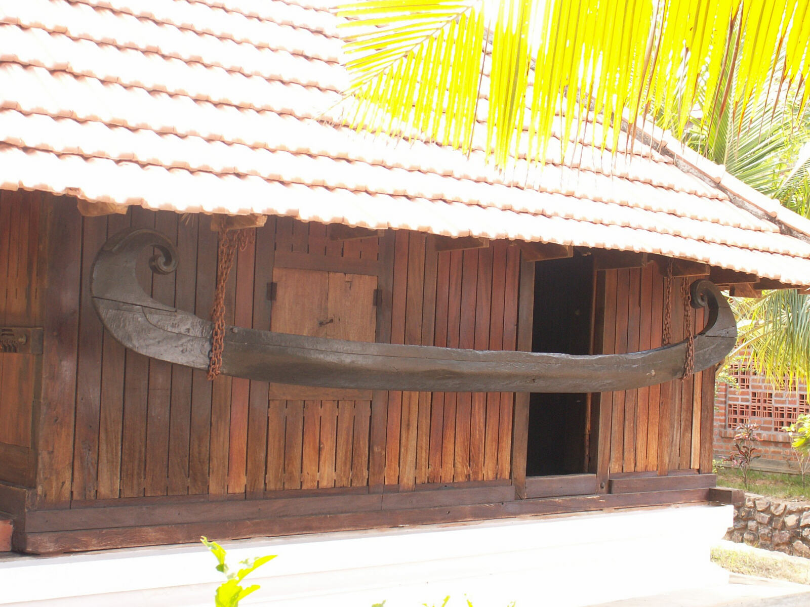 A traditional house at Dakshina Chitra village near Mahabalipuram, Tamil Nadu, India