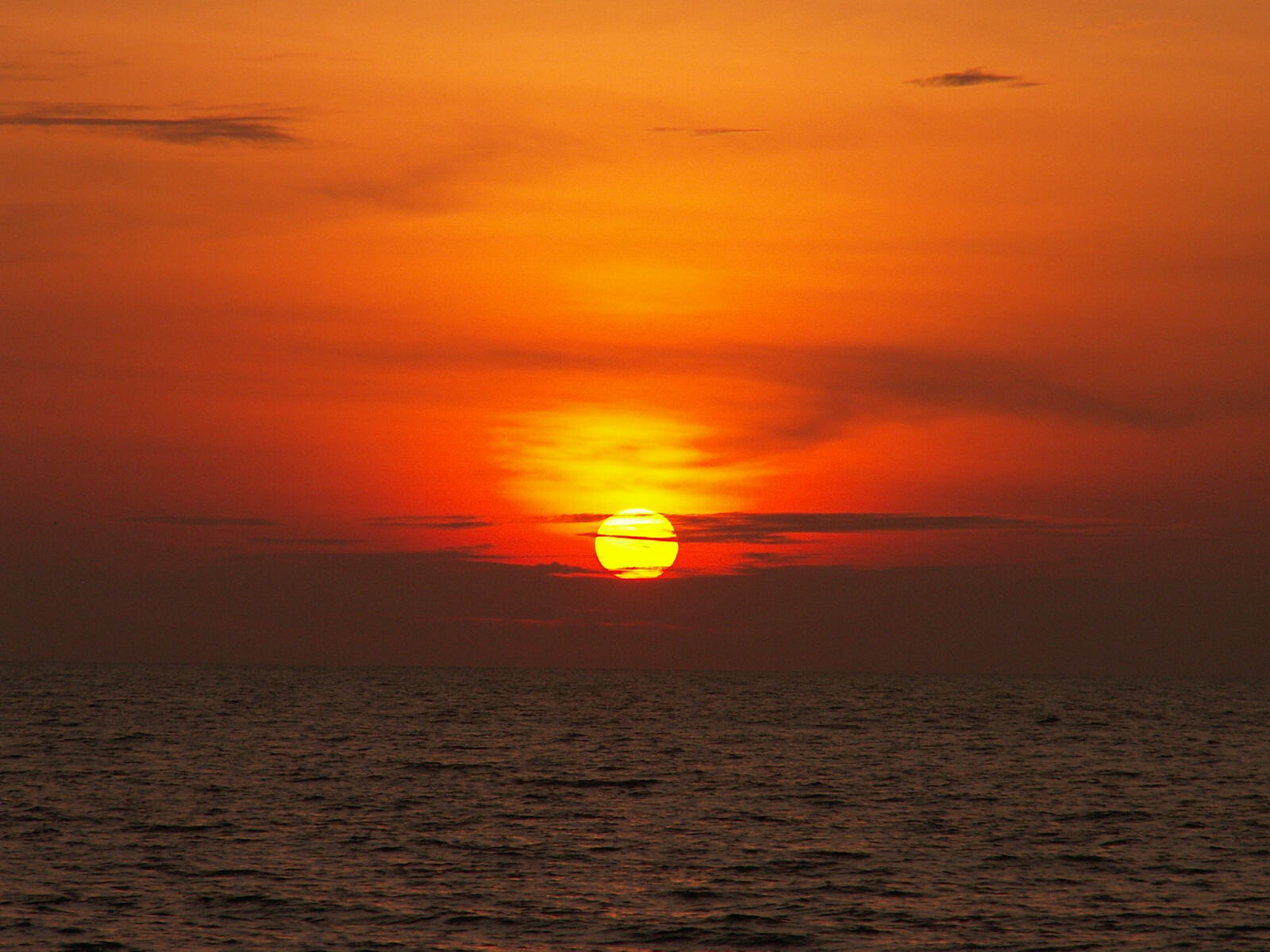 Sunset from a beach somewhere in Kerala, India