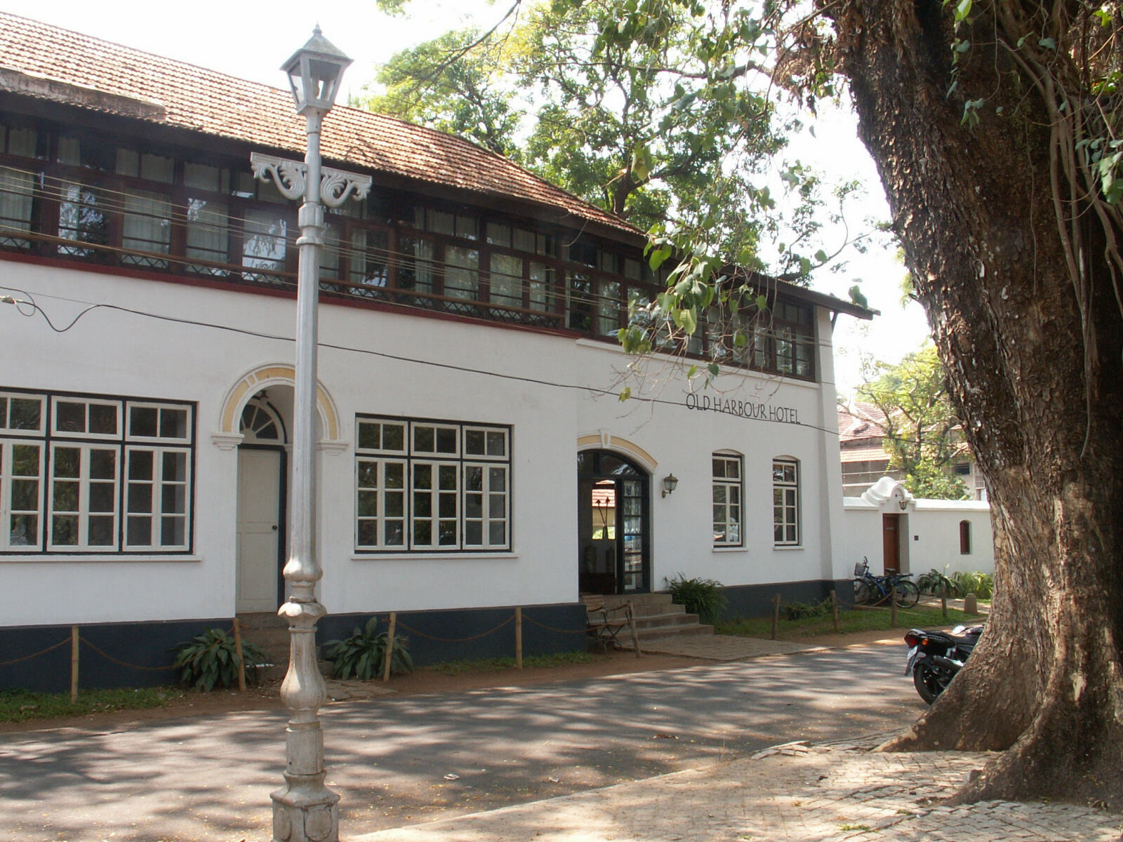 The Old Harbour hotel near the waterfront at Kochi, Kerala