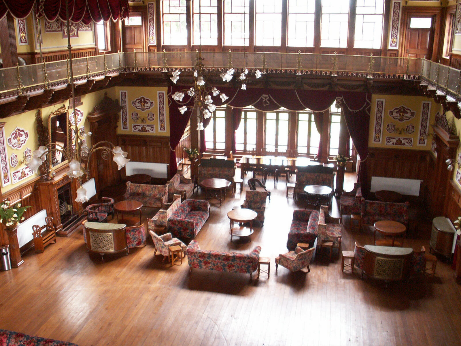 The Durbar Hall in Fernhill palace in Ooty, India