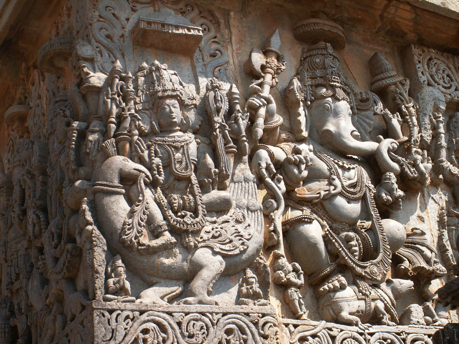 Hoysaleswara temple in Halebid, Karnataka, India