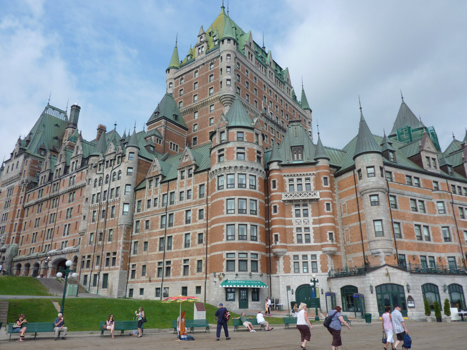 Chateau Frontenac hotel in Quebec city, Canada