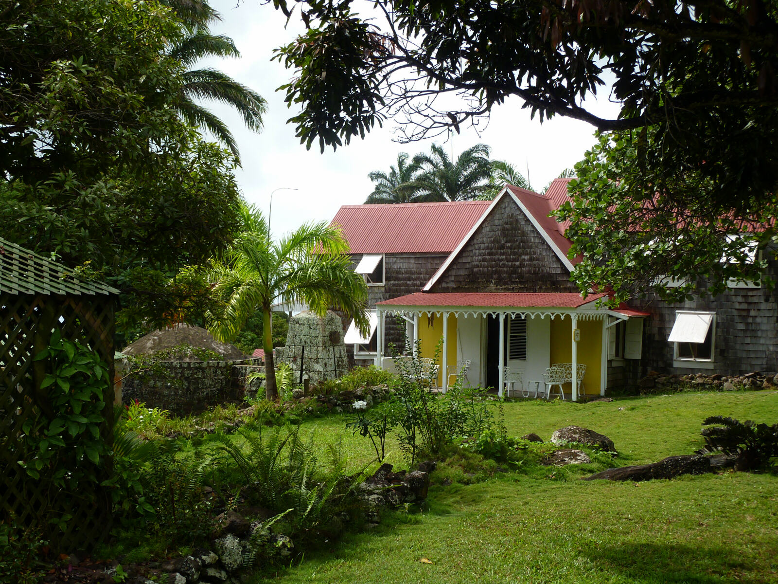 The Hermitage plantation house on Nevis island, Caribbean