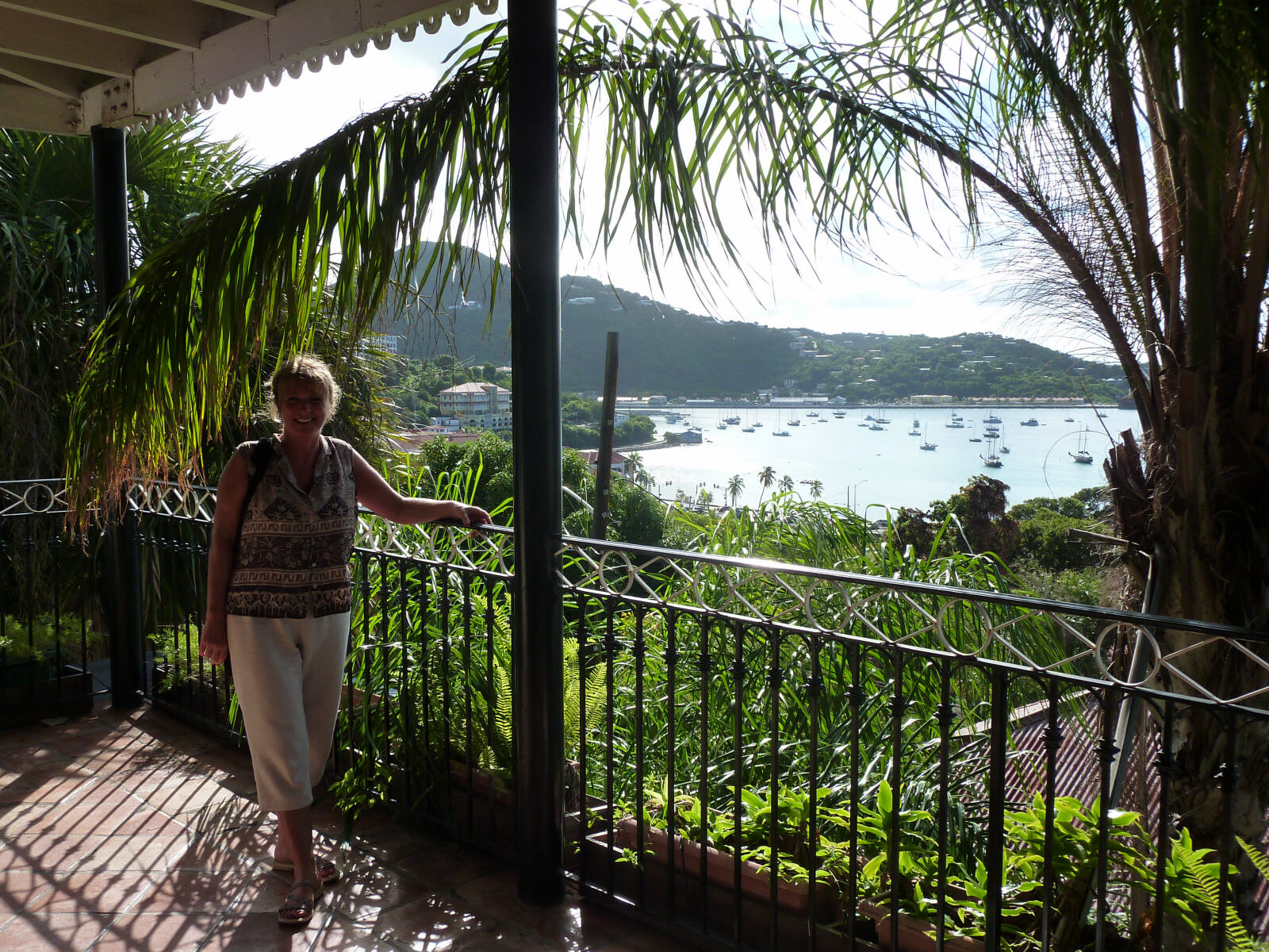 The view from Haagensen House in Charlotte Amalie, US Virgin Islands