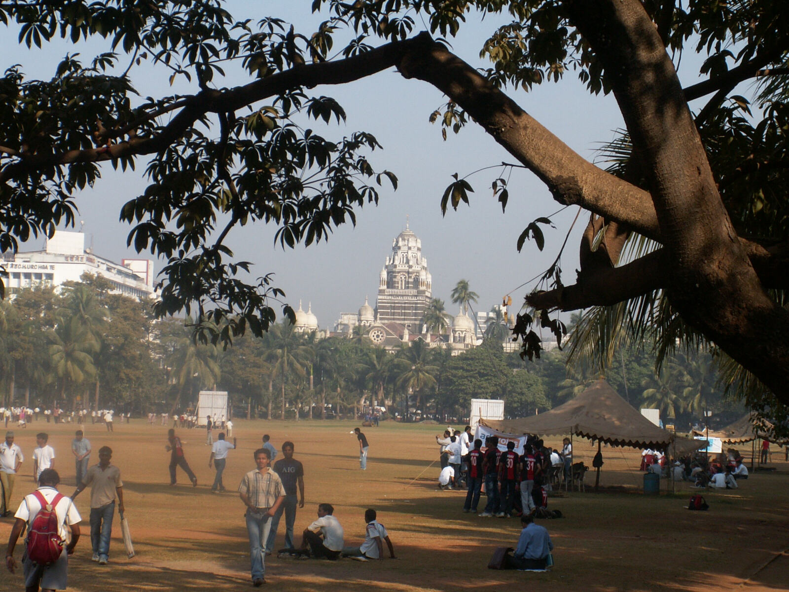 The Oval Maidan in Bombay / Mumbai