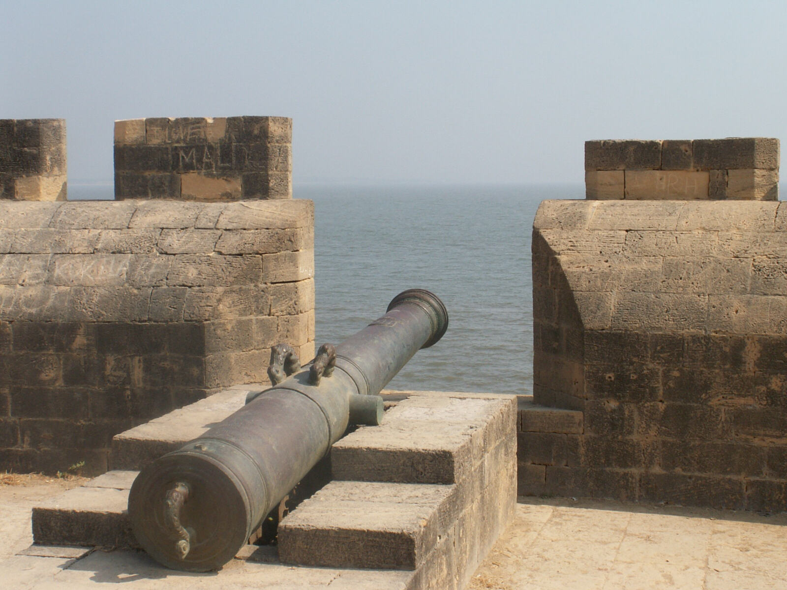 The Portuguese fort on Diu island, India