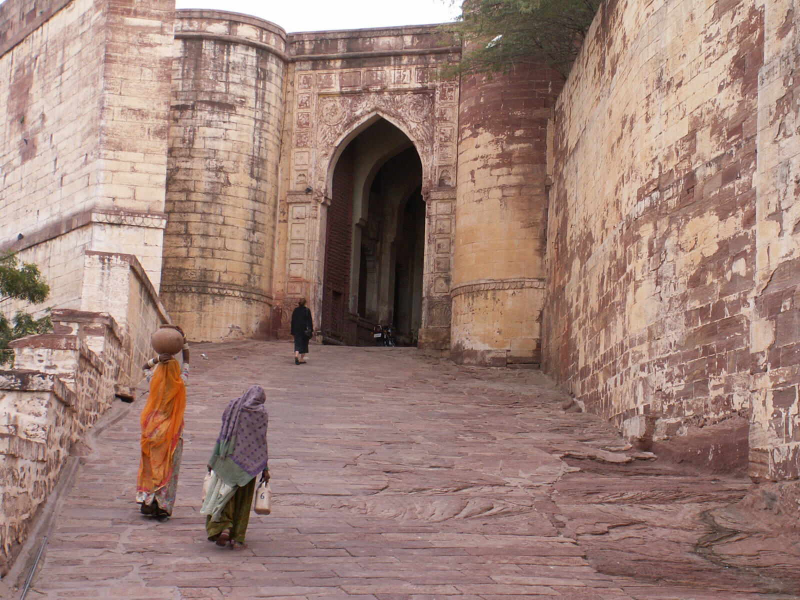 Gateway to the fort in Jodhpur, Rajasthan