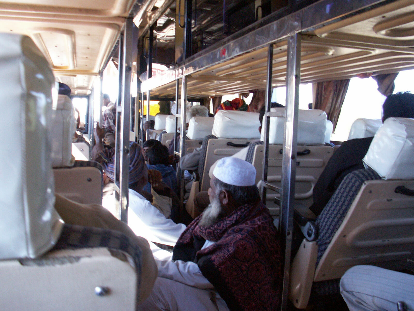 On the bus from Jodhpur to Jaisalmer, Rajasthan