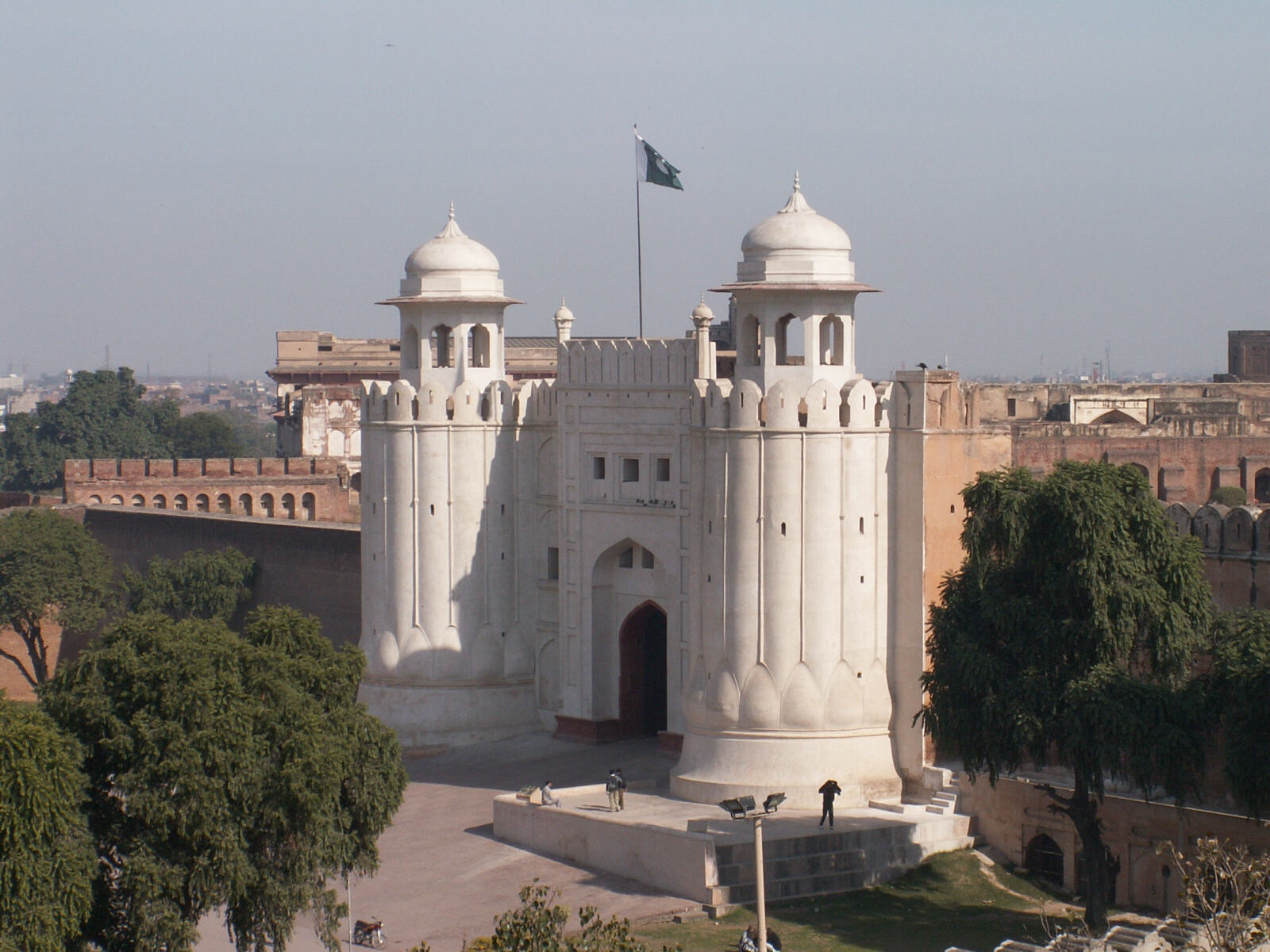 The gate of Lahore fort, Pakistan