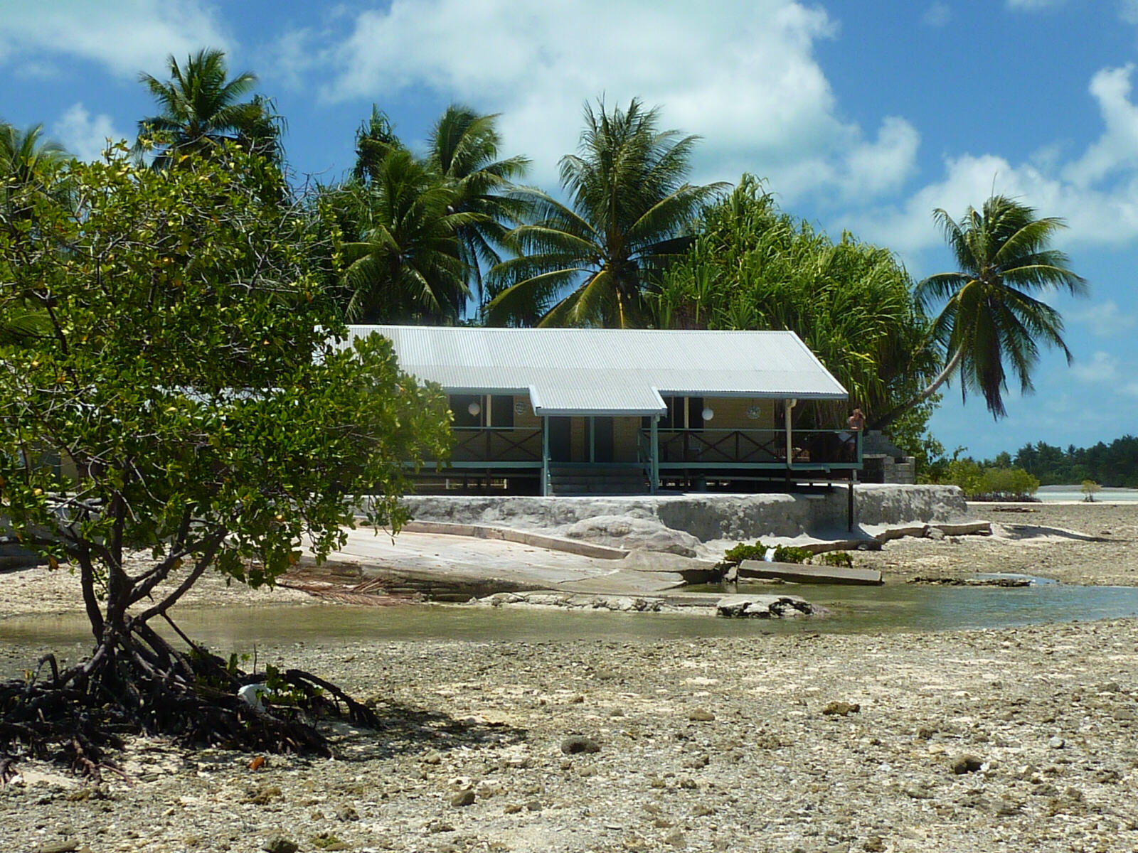 Buota Lodge on Tarawa atoll, Kiribati