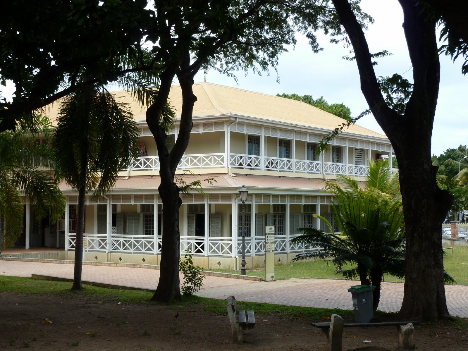 The library in Noumea, New Caledonia, South Pacific