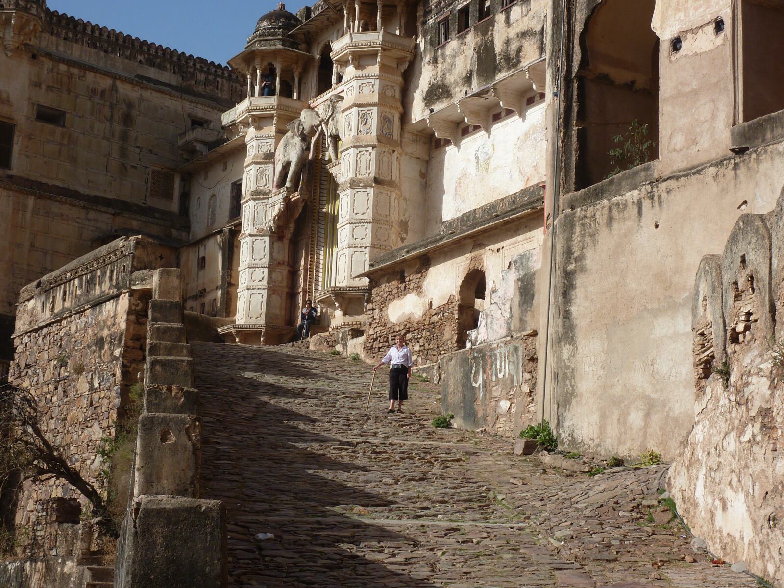 Entrance to the Palace in Bundi, Rajasthan, India