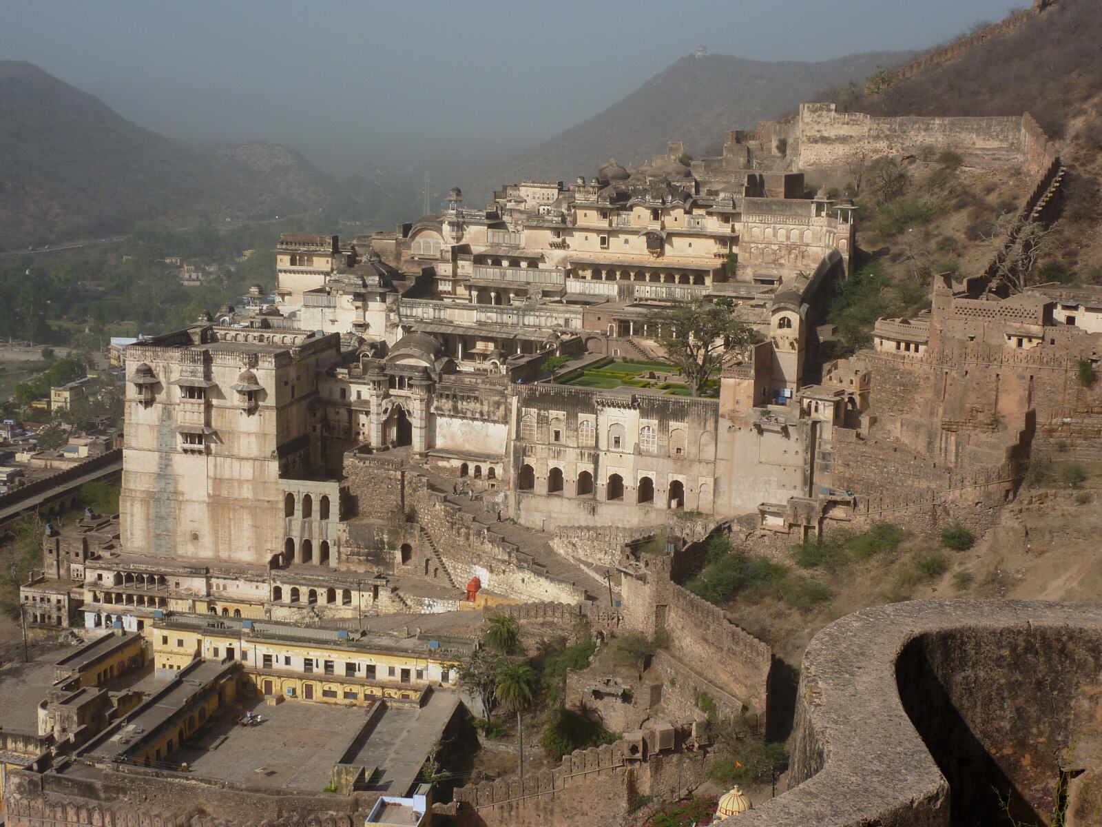 The fort and palace at Bundi, Rajasthan, India