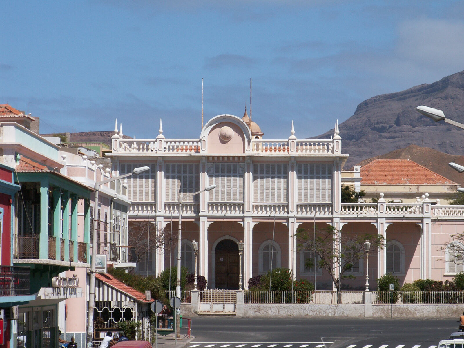 The Presidential palace in Mindelo, Cape Verde