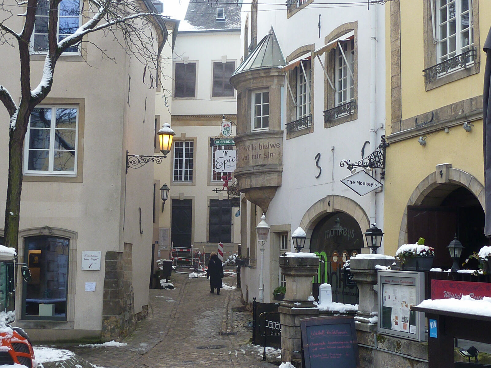 An old street in Luxembourg