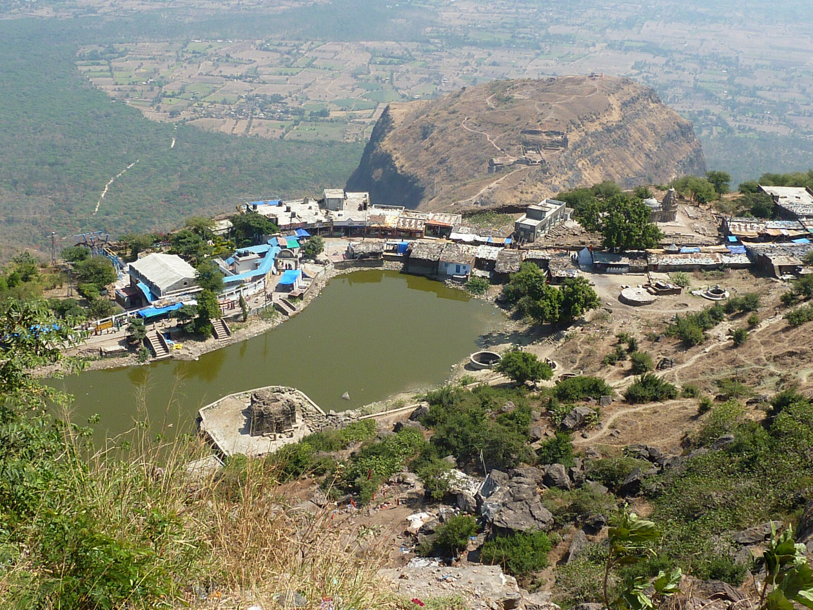 View from Pavagadh hill, Champaner, Gujerat, India