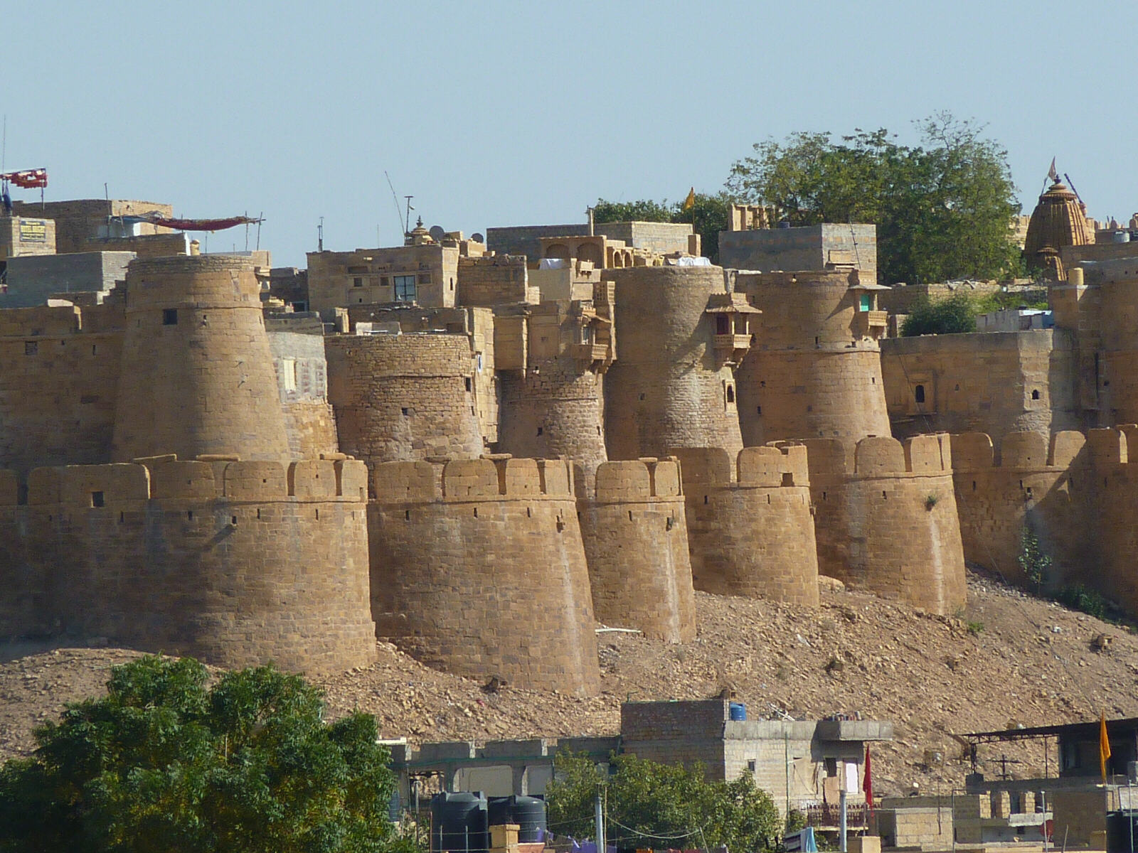 The fort in Jaisalmer, Rajasthan, India
