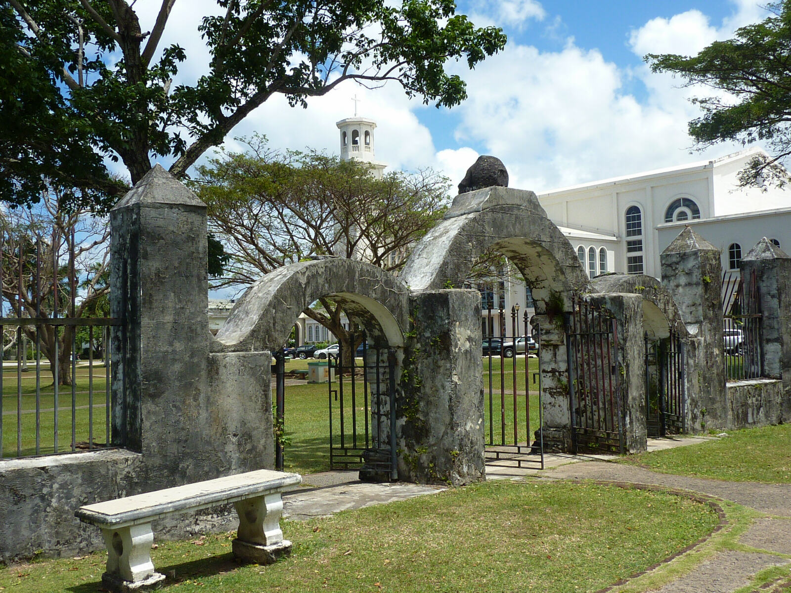 Plaza de Espaa in Hagatna, Guam, North Pacific