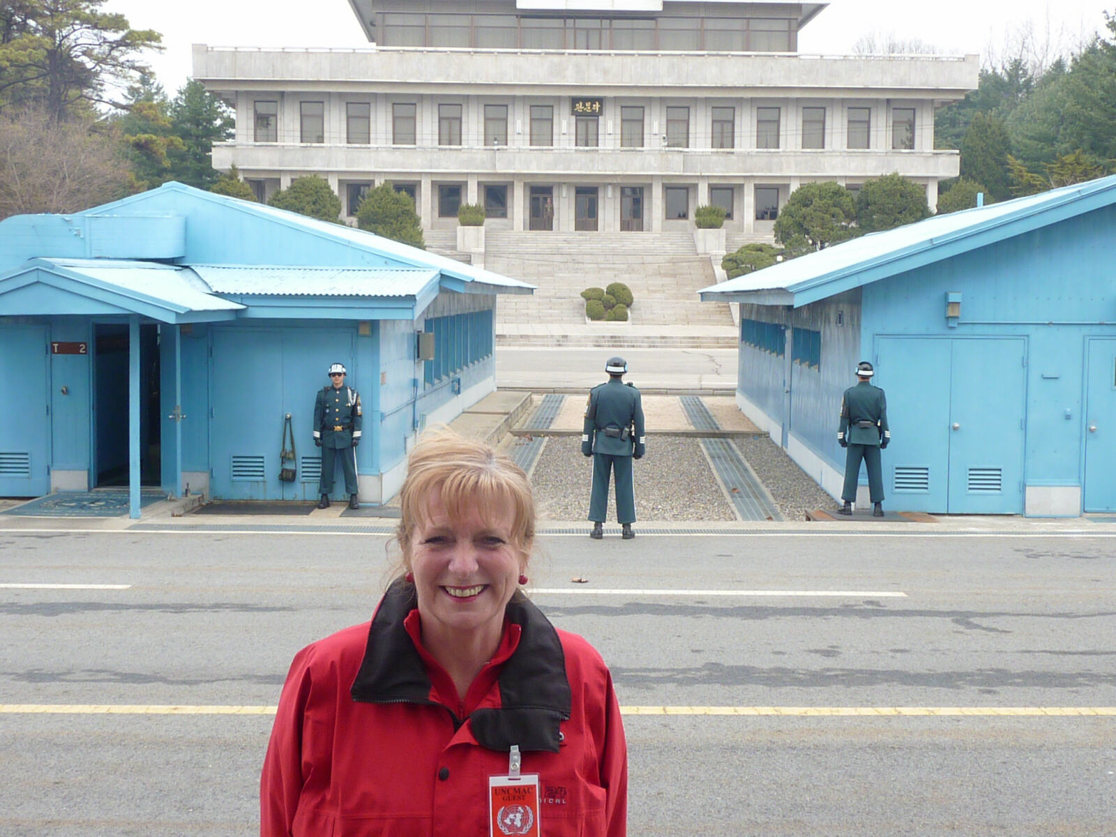 North and South Korea at Panmunjom Joint Security Area