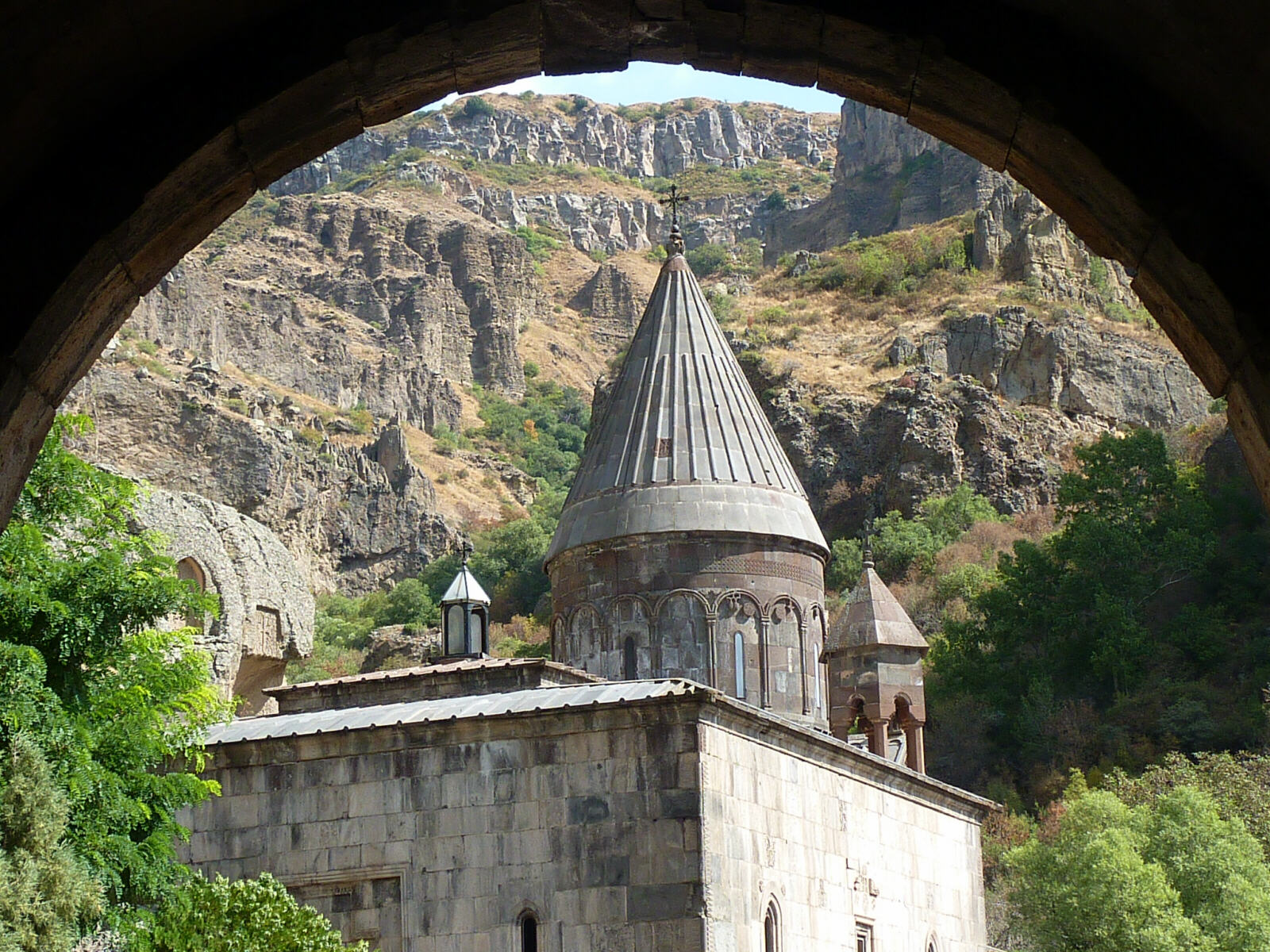 Geghard monastery near Yerevan, Armenia