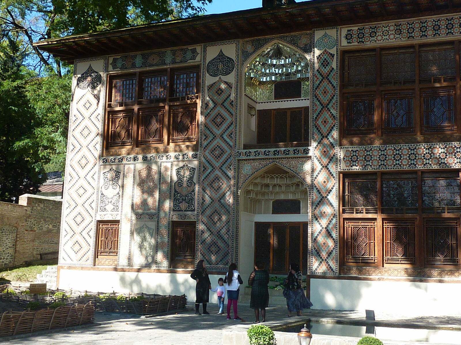 The Khan's palace in Sheki, Azerbaijan