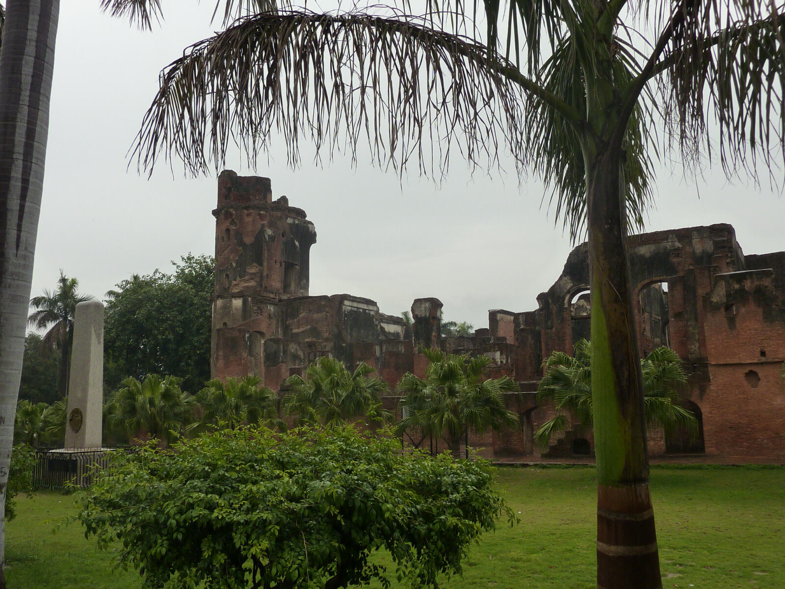The former Residency buildings in Lucknow, India